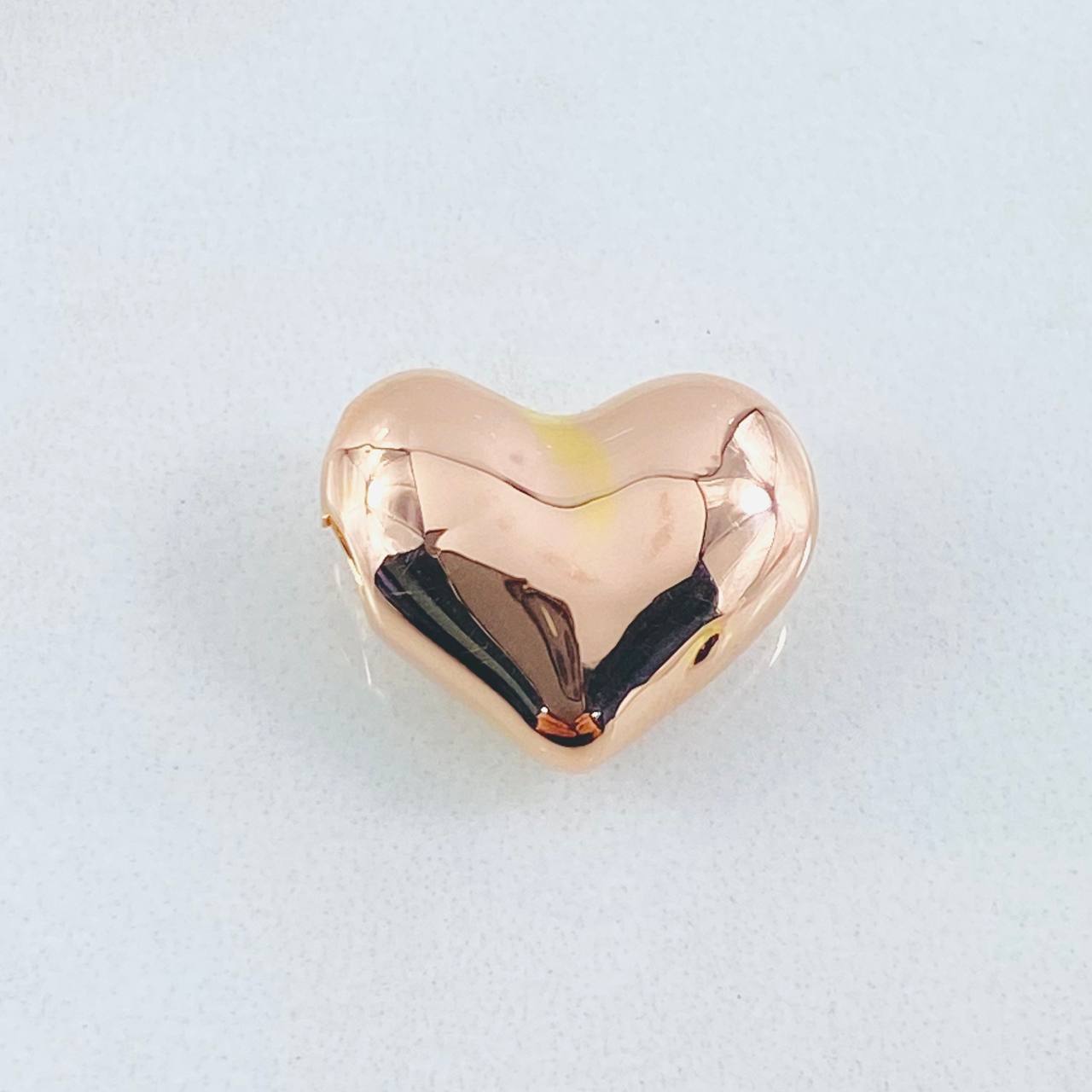 Herraje Corazon 0.65gr / 1.4cm / Oro Rosa 18K