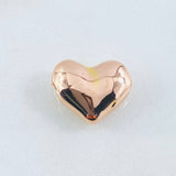 Herraje Corazon 0.65gr / 1.4cm / Oro Rosa 18K