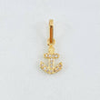 Dije Ancla 0.65gr / 1.8cm / Oro Amarillo 18K