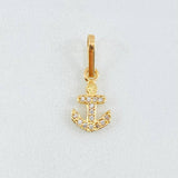 Dije Ancla 0.65gr / 1.8cm / Oro Amarillo 18K