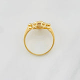 Anillo Trebol 3.85g / T8 Tres Oros 18K