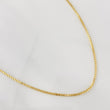Cadena Veneciana 3.4g / 45cm / 1.03mm Oro Amarillo 18K