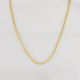 Cadena Veneciana 3.4g / 45cm / 1.03mm Oro Amarillo 18K