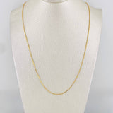 Cadena Veneciana 3.4g / 45cm / 1.03mm Oro Amarillo 18K
