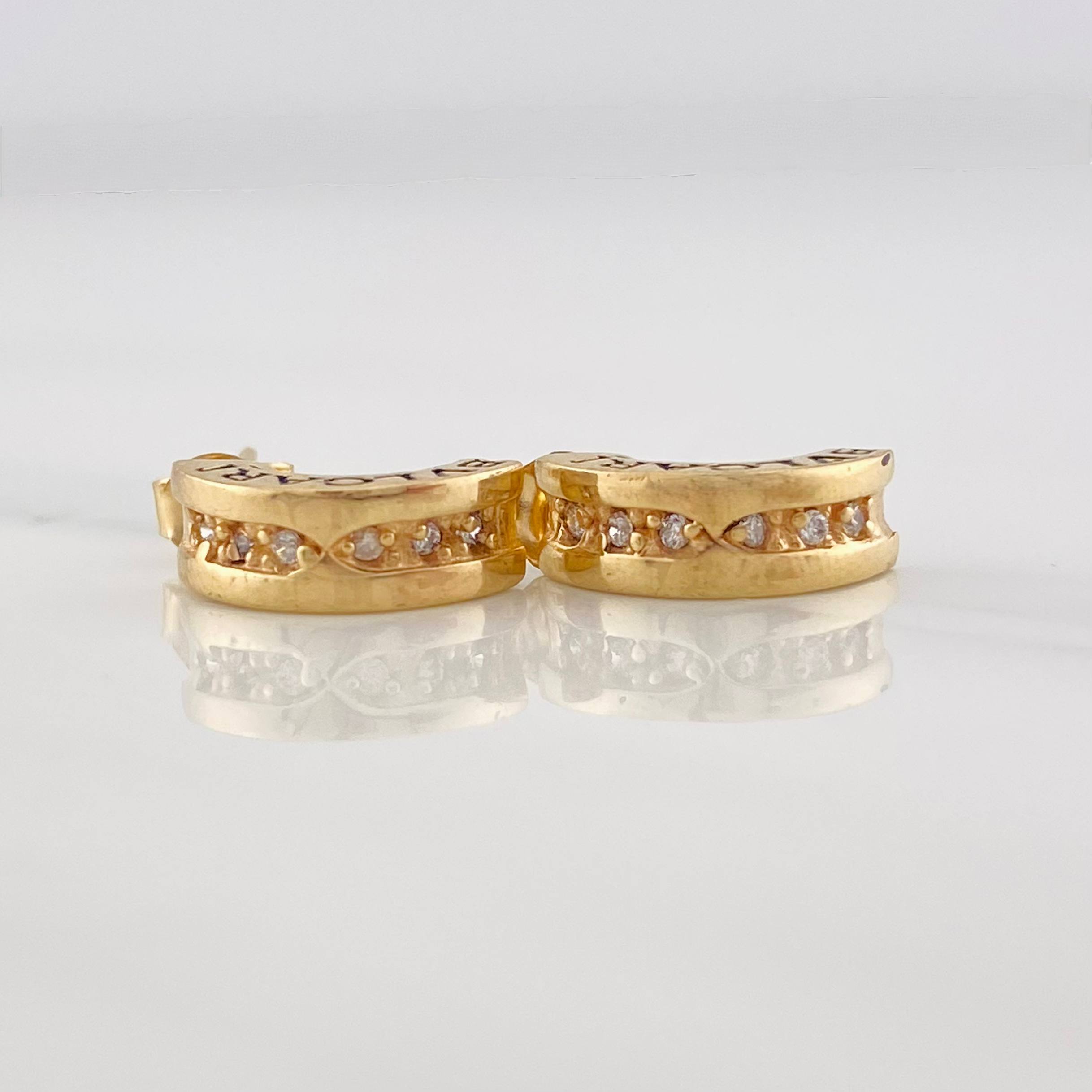 Candongas Bv 3.05g / 1.2cm Oro Amarillo 18K