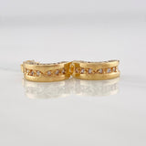 Candongas Bv 3.05g / 1.2cm Oro Amarillo 18K