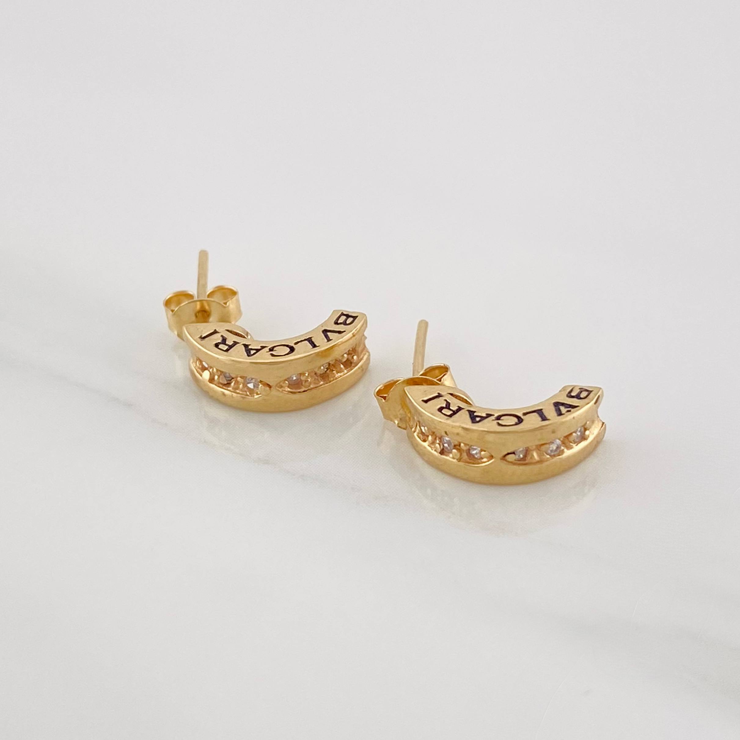 Candongas Bv 3.05g / 1.2cm Oro Amarillo 18K