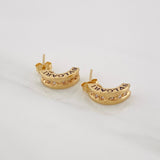 Candongas Bv 3.1g / 1.2cm Oro Amarillo 18K
