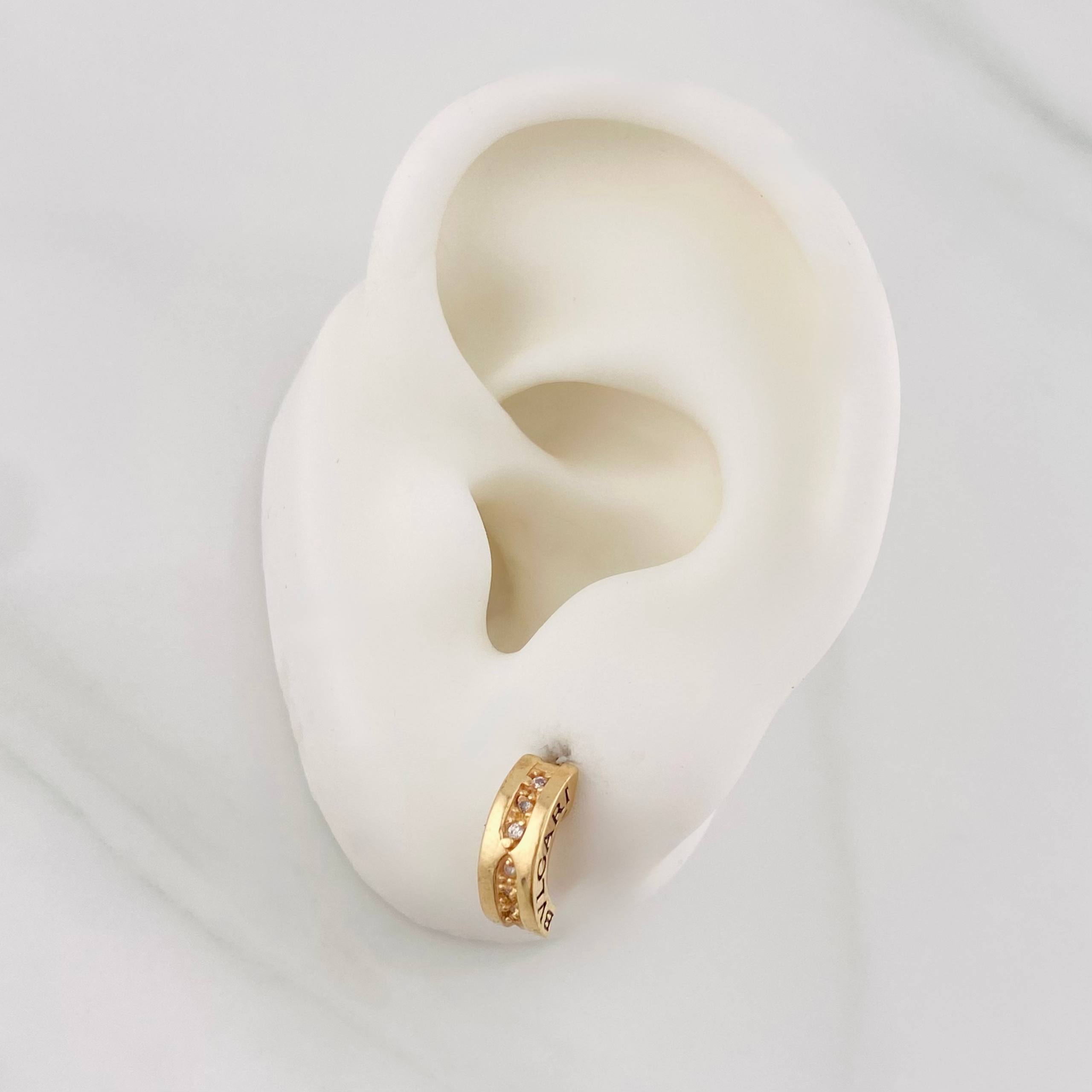Candongas Bv 3.05g / 1.2cm Oro Amarillo 18K