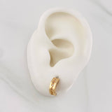 Candongas Bv 3.1g / 1.2cm Oro Amarillo 18K