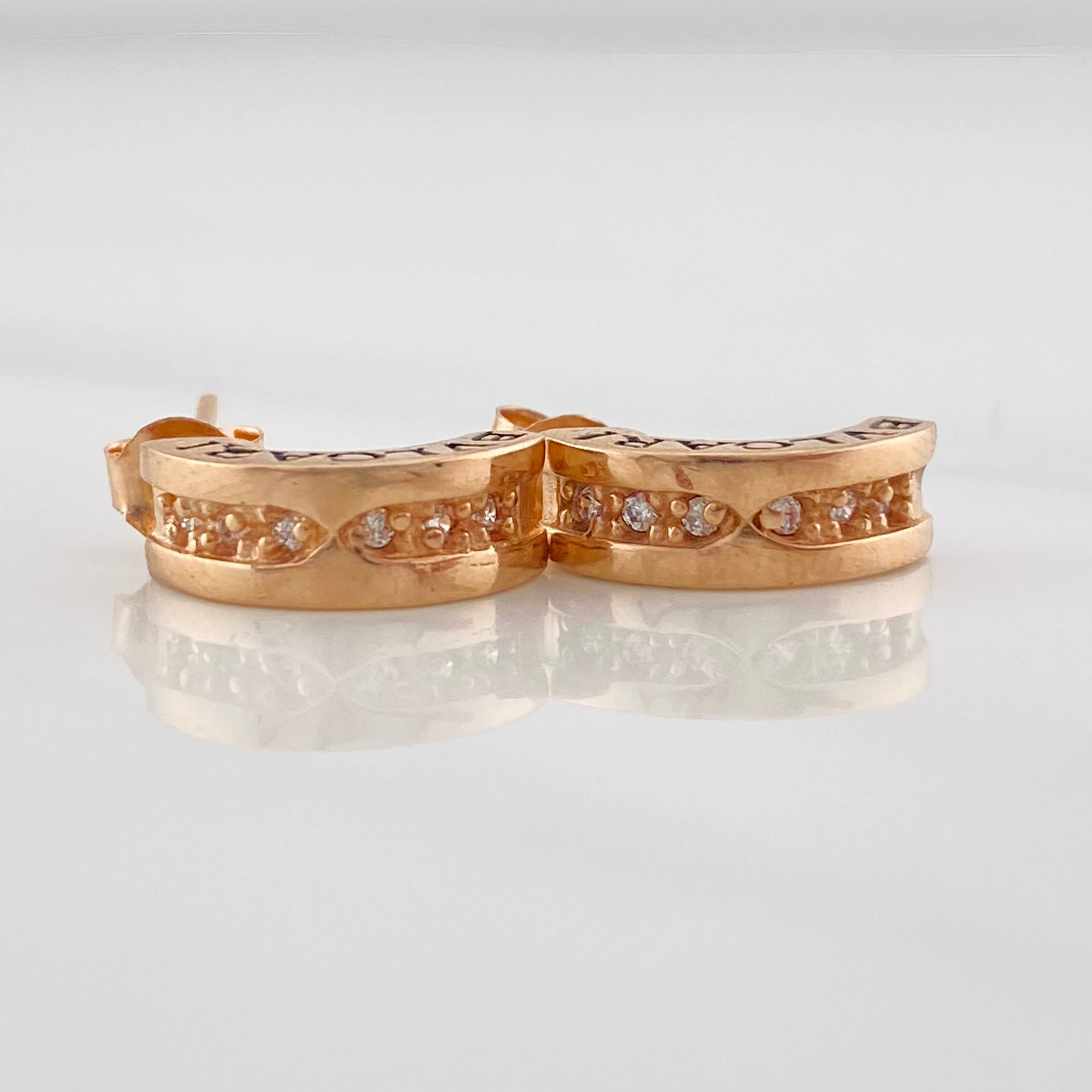 Candongas Bv 2.75g / 1cm Oro Rosa 18K