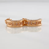 Candongas Bv 2.75g / 1cm Oro Rosa 18K