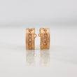 Candongas Bv 2.85g / 1.2cm Oro Rosa 18K