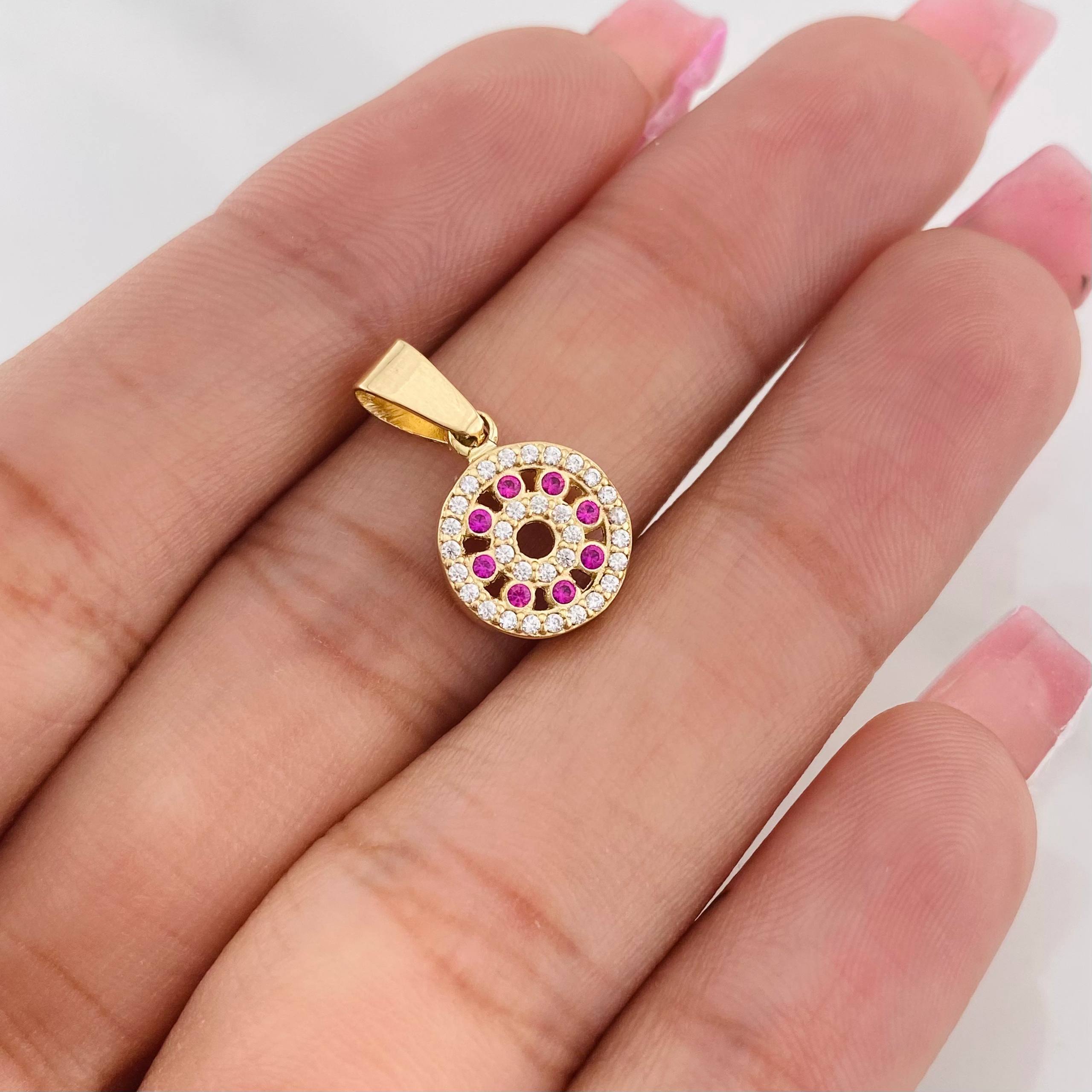 Dije Ojo Protector 2g / 2cm Oro Amarillo 18K