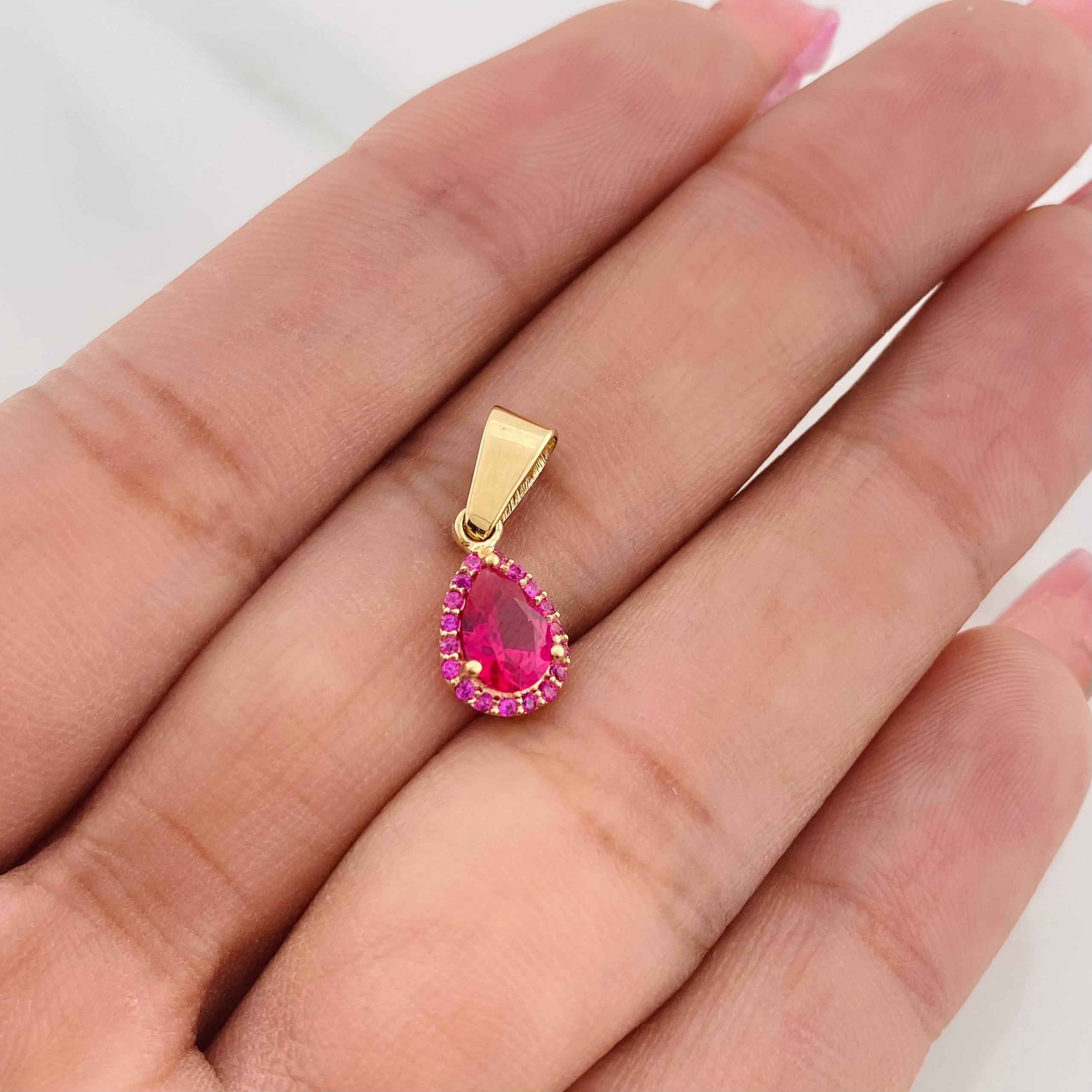 Dije Gota 1.35g / 2cm Oro Amarillo 18K