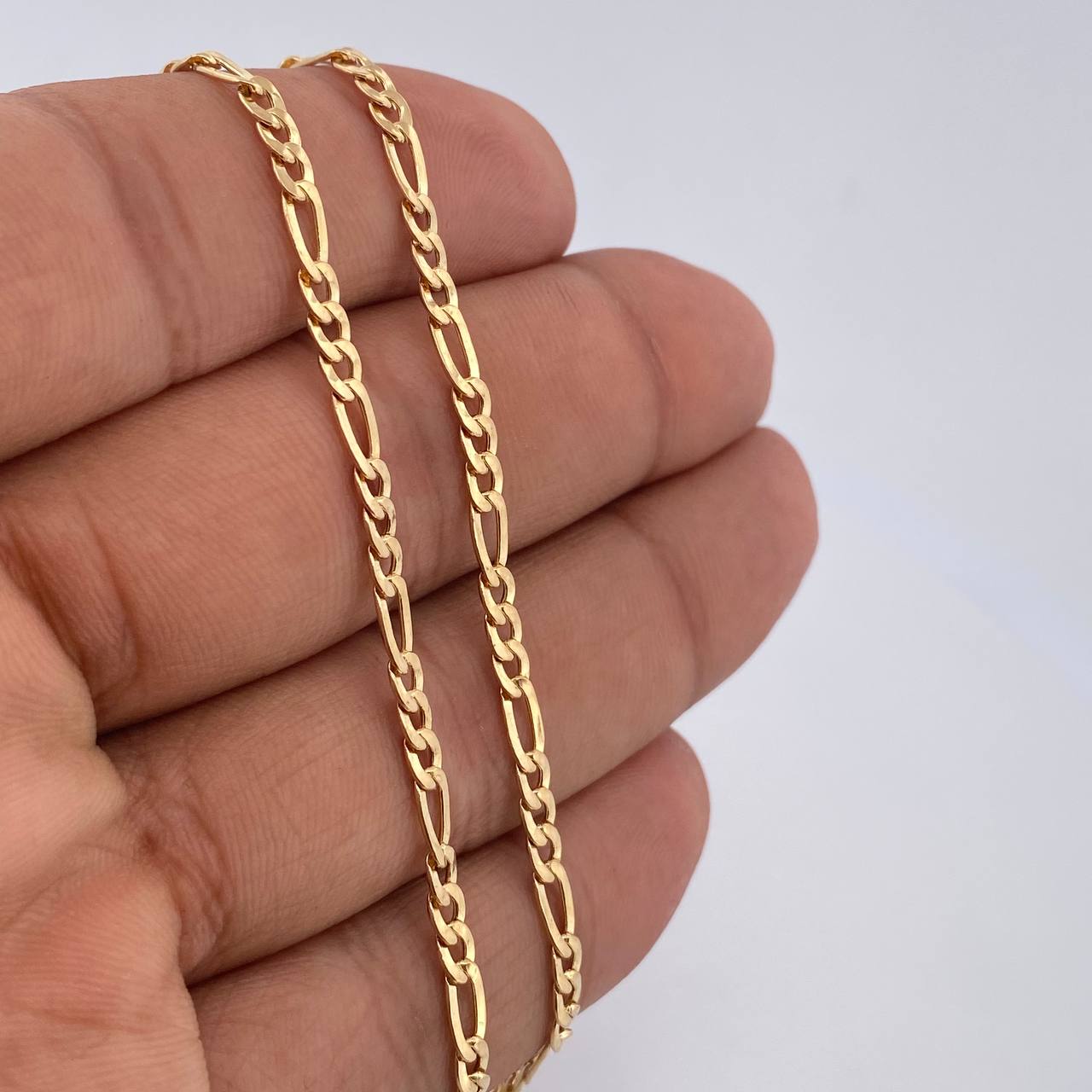 Cadena Figaro 6.3gr / 61cm / +1 Oro 18K &