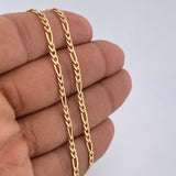 Cadena Figaro 6.3gr / 61cm / +1 Oro 18K &