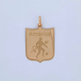 Dije America De Cali 2.25gr / 3.3cm / Oro 18K &
