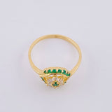 Anillo Ojo de Flor 2.4g / T7 1/2 Oro Amarillo 18K