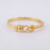 Anillo Dios 1.55g / T6 3/4 Oro Amarillo 18K