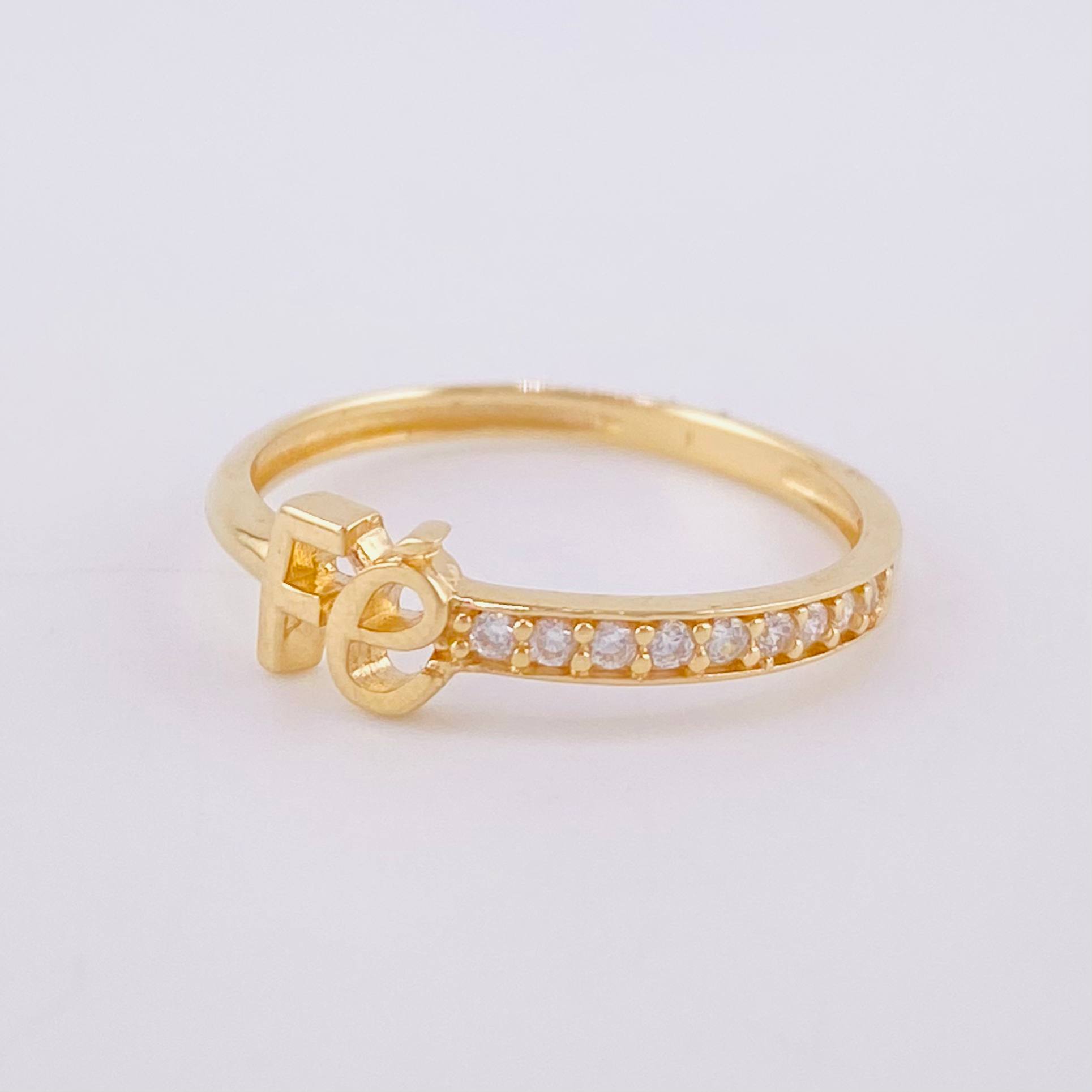 Anillo Fe 1.55g / T6 1/2 Oro Amarillo 18K