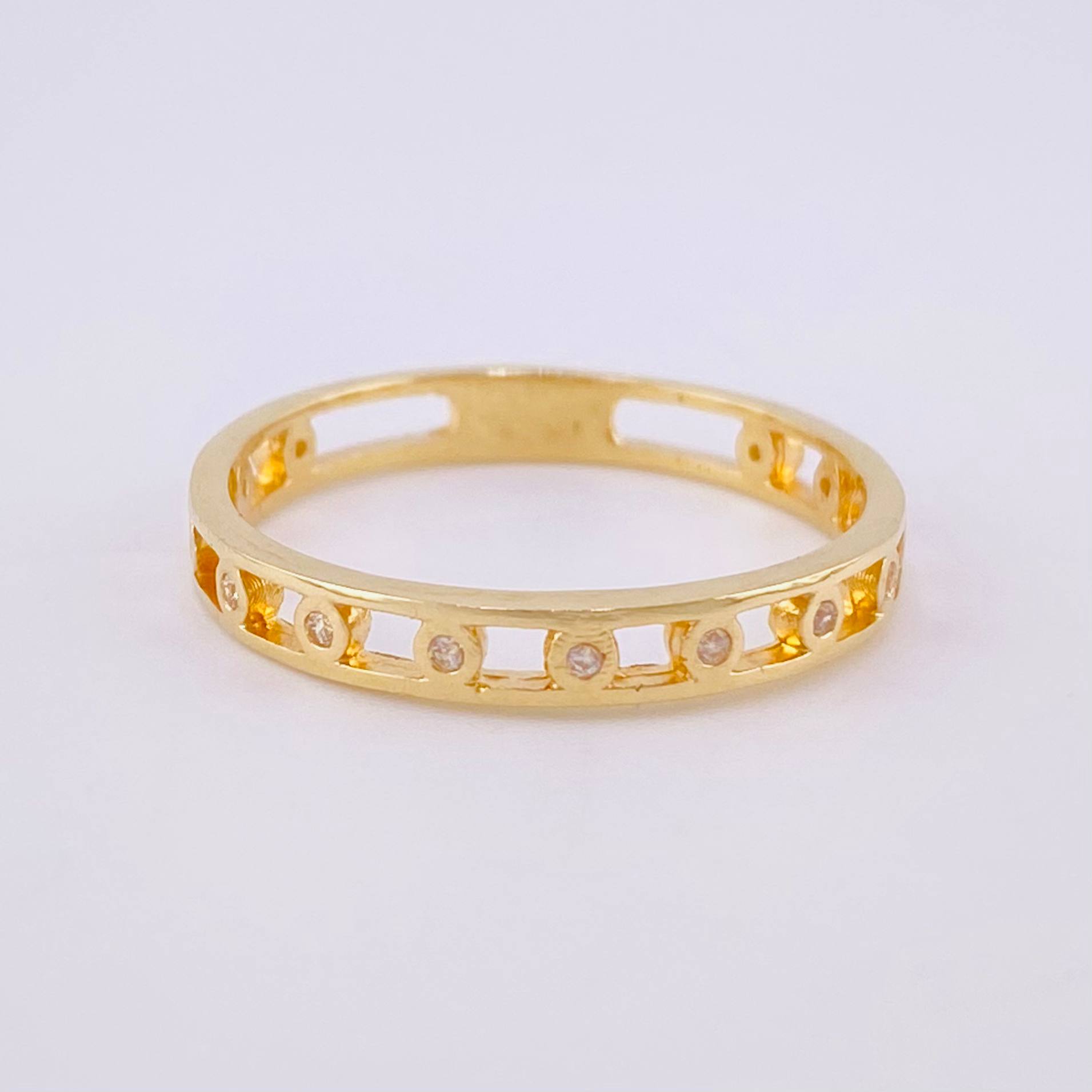 Anillo Churumbela 1.8g / T8 Oro Amarillo 18K