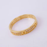 Anillo Louis Ferla 2.2g / T7 1/2 Oro Amarillo 18K