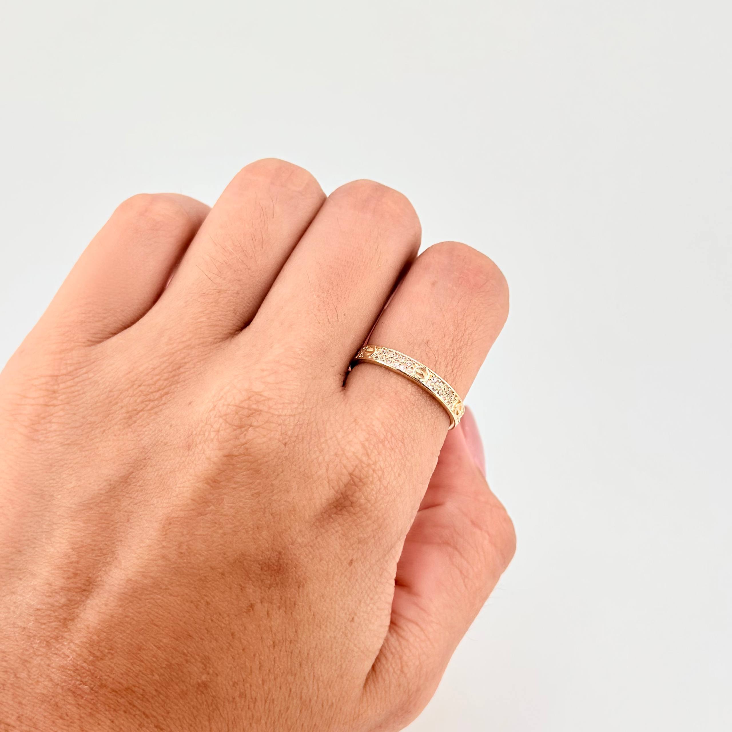 Anillo Louis Ferla 2.25g / T8 1/4 Oro Amarillo 18K
