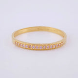 Anillo Churumbela 1.5g / T8 3/4 Oro Amarillo 18K