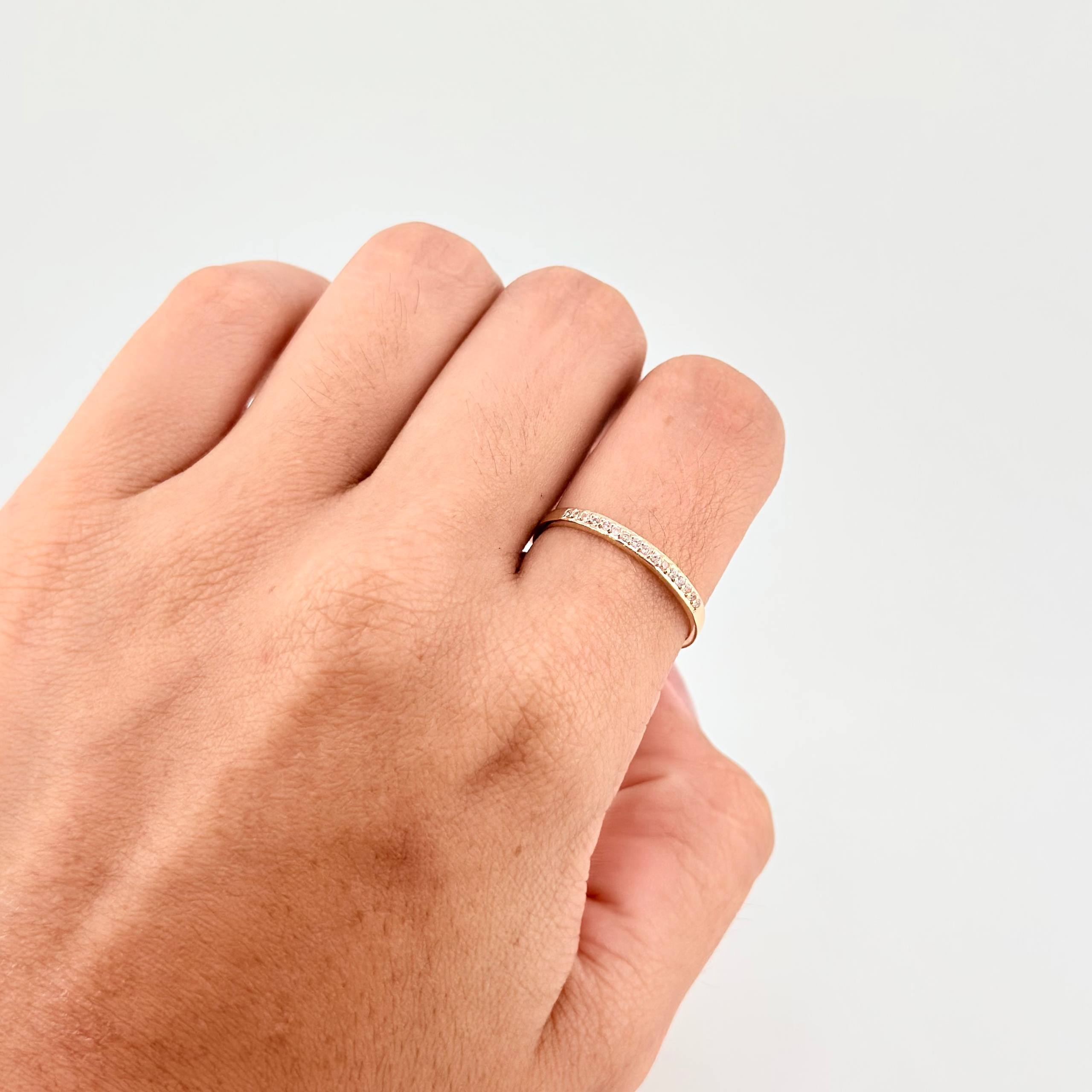 Anillo Churumbela 1.5g / T8 3/4 Oro Amarillo 18K