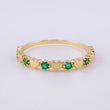 Anillo Churumbela Corazones 1.3g / T5 3/4 Oro Amarillo 18K