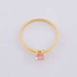 Anillo Solitario 1.25g / T9 1/4 Oro Amarillo 18K
