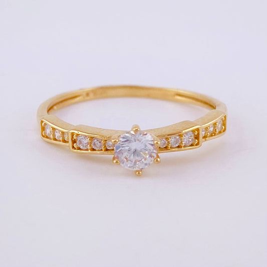Anillo Solitario 1.75g / T5 3/4 Oro Amarillo 18K