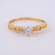 Anillo Soltario 1.7g / T6 1/4 Oro Amarillo 18K