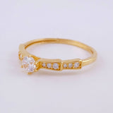 Anillo Solitario 1.8g / T6 1/2 Oro Amarillo 18K