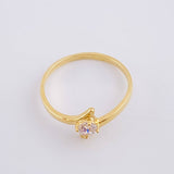 Anillo Solitario 1.85g / T10 3/4 Oro Amarillo 18K