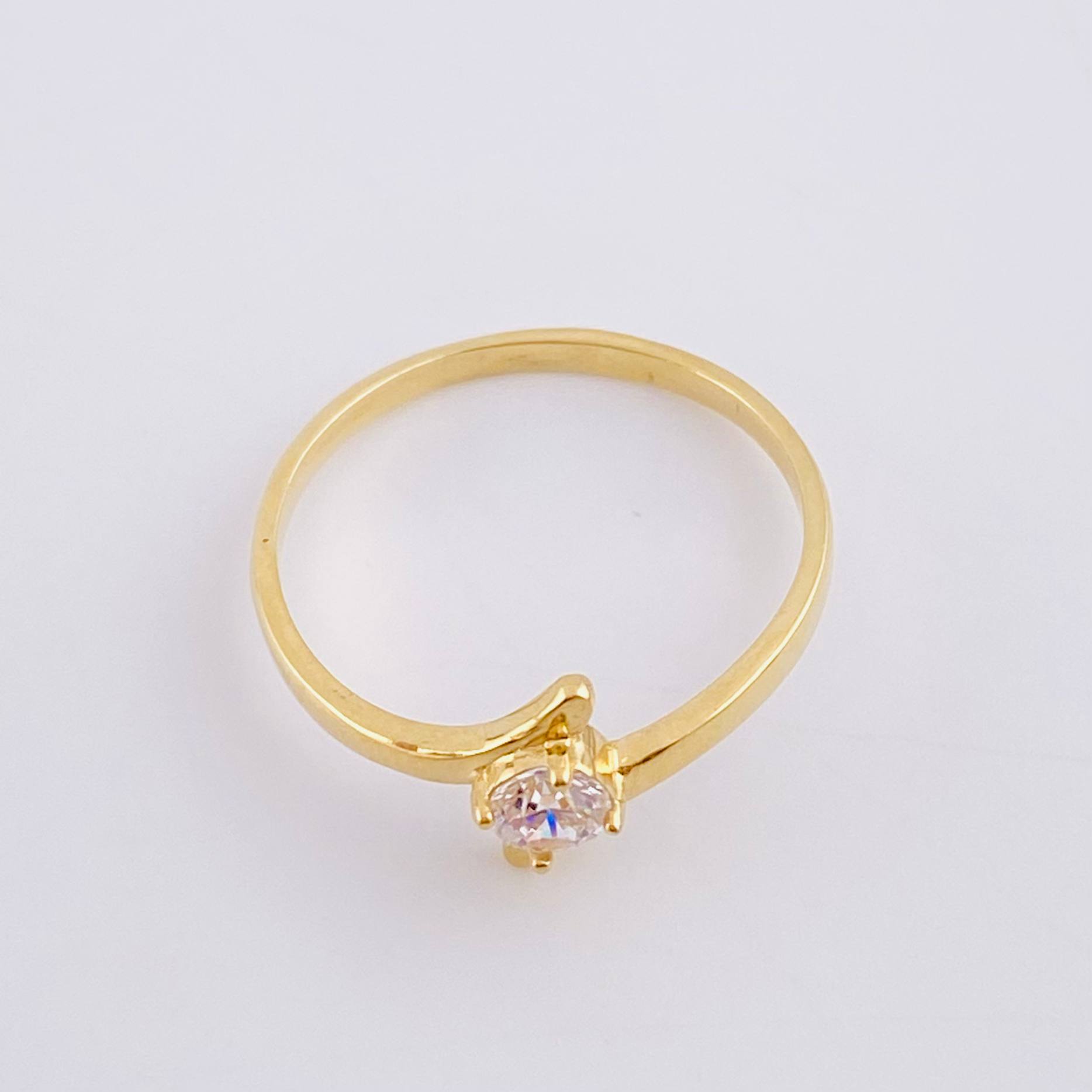 Anillo Solitario 1.75g / T8 1/4 Oro Amarillo 18K