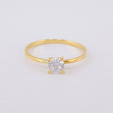 Anillo Solitario 1.25g / T8 1/2 Oro Amarillo 18K