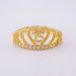 Anillo Corona Corazón Quinces 3.15g / T8 1/4 Oro Amarillo 18K