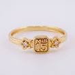 Anillo Jazmín 15s 1.6g / T8 1/4 Oro Amarillo 18K