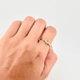 Anillo Jazmín 15s 1.6g / T8 1/4 Oro Amarillo 18K