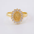 Anillo Virgen Milagrosa 4.55g / T9 1/4 Oro Amarillo 18K