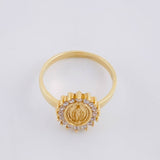 Anillo Virgen Milagrosa 4.55g / T9 1/4 Oro Amarillo 18K