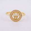 Anillo Corona 1.7g / T6 1/4 Oro Amarillo 18K