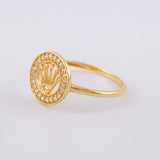 Anillo Corona 1.8g / T6 3/4 Oro Amarillo 18K