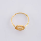 Anillo Corona 1.7g / T6 1/4 Oro Amarillo 18K