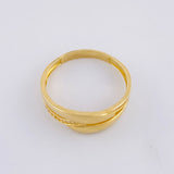 Anillo Entrelazado 3.2g / T9 3/4 Oro Amarillo 18K