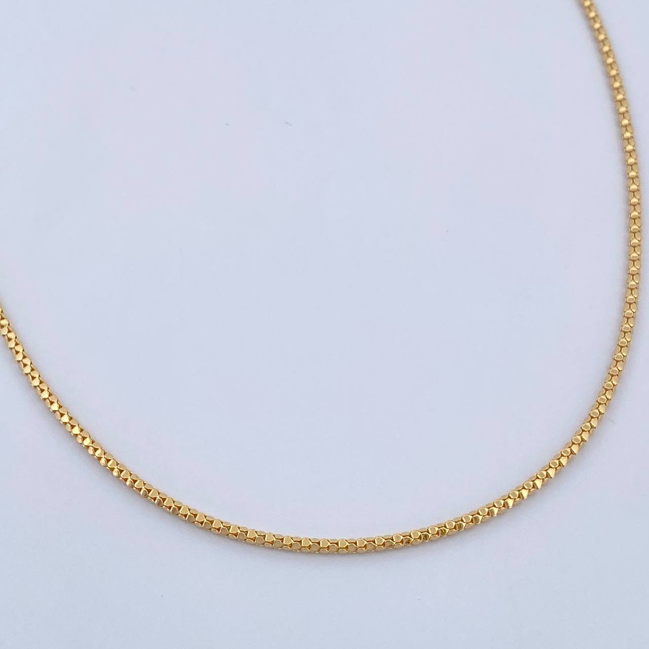 Cadena Cordon 4.6gr / 45cm / 1.5mm Oro Amarillo +3 18K $