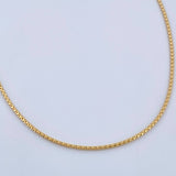 Cadena Cordon 4.6gr / 45cm / 1.5mm Oro Amarillo +3 18K $