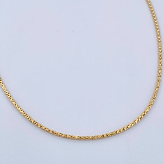 Cadena Cordon 4.55gr / 44.6cm / 1.5mm Oro Amarillo +3 18K &